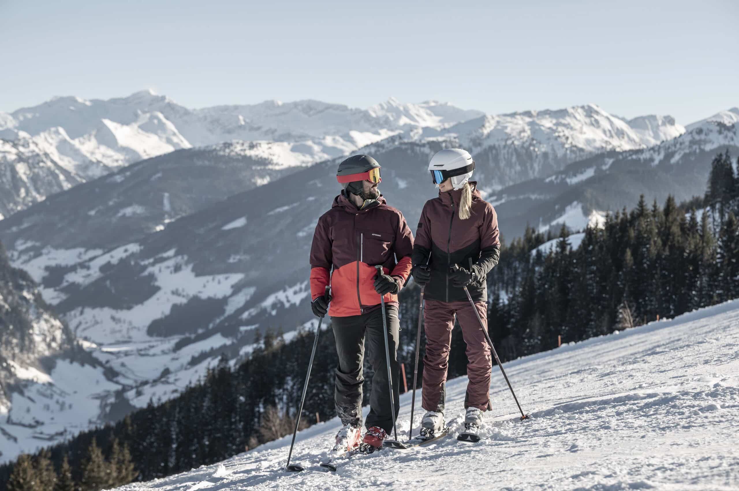 Skiing in Großarl