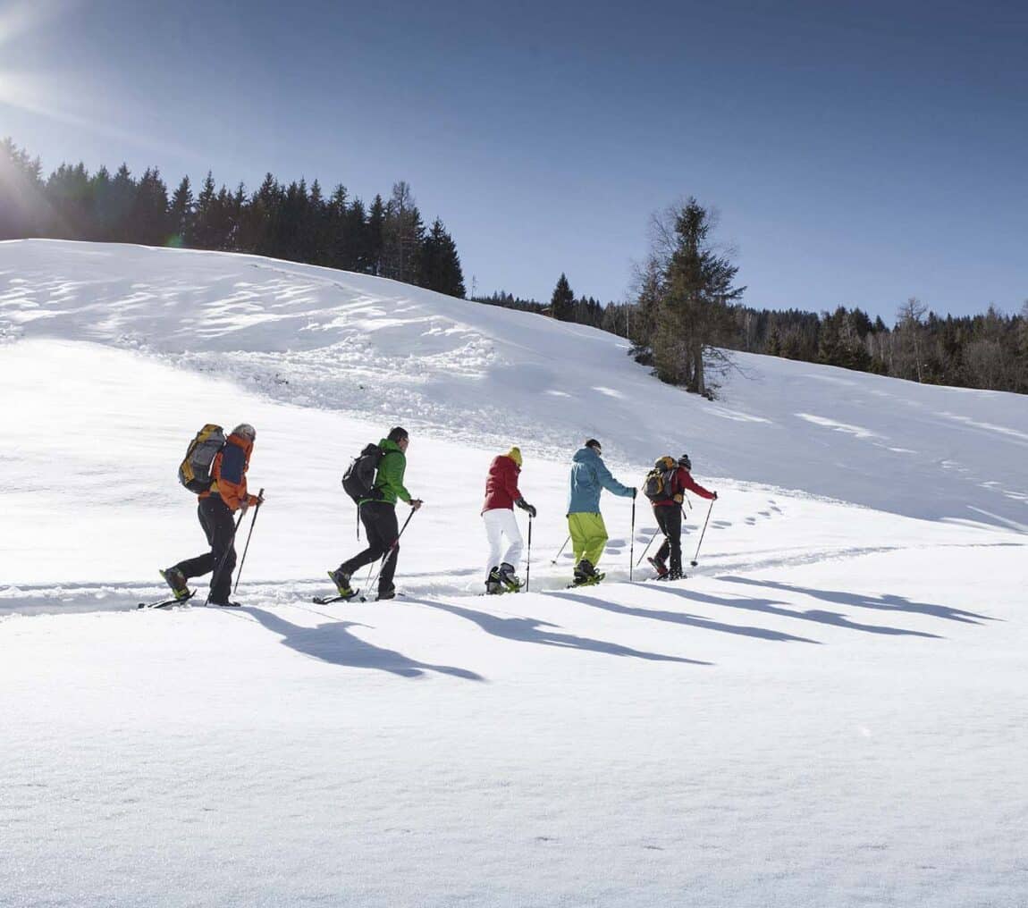 snowshoe hiking