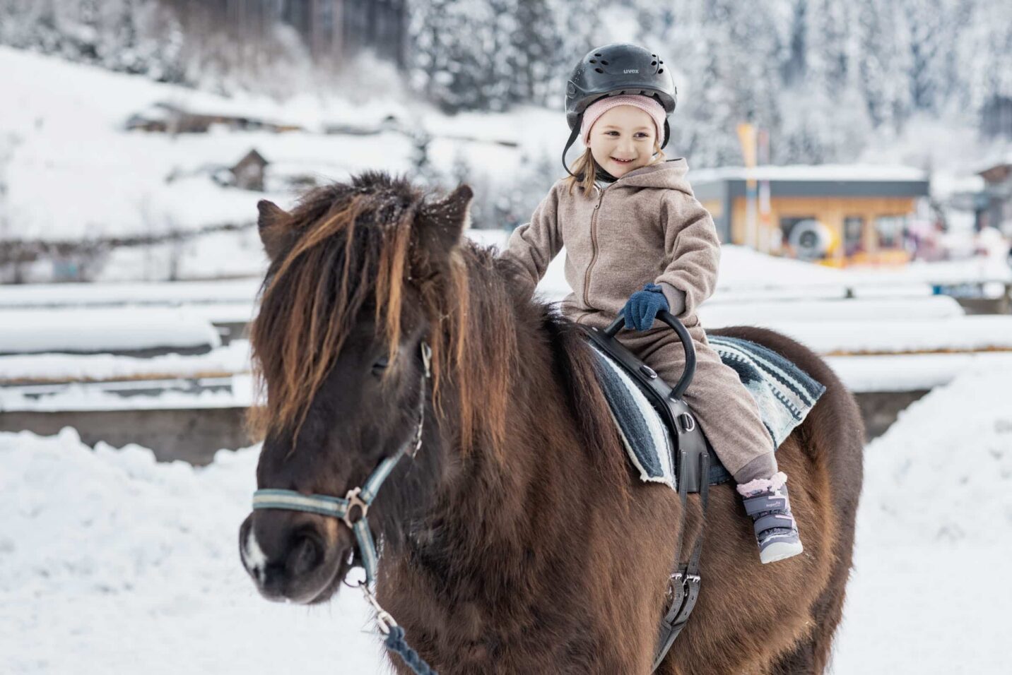 Riding for kids in winter