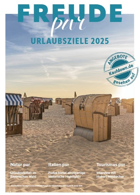 Süddeutsche Zeitung: Freude pur - Urlaubsziele 2025